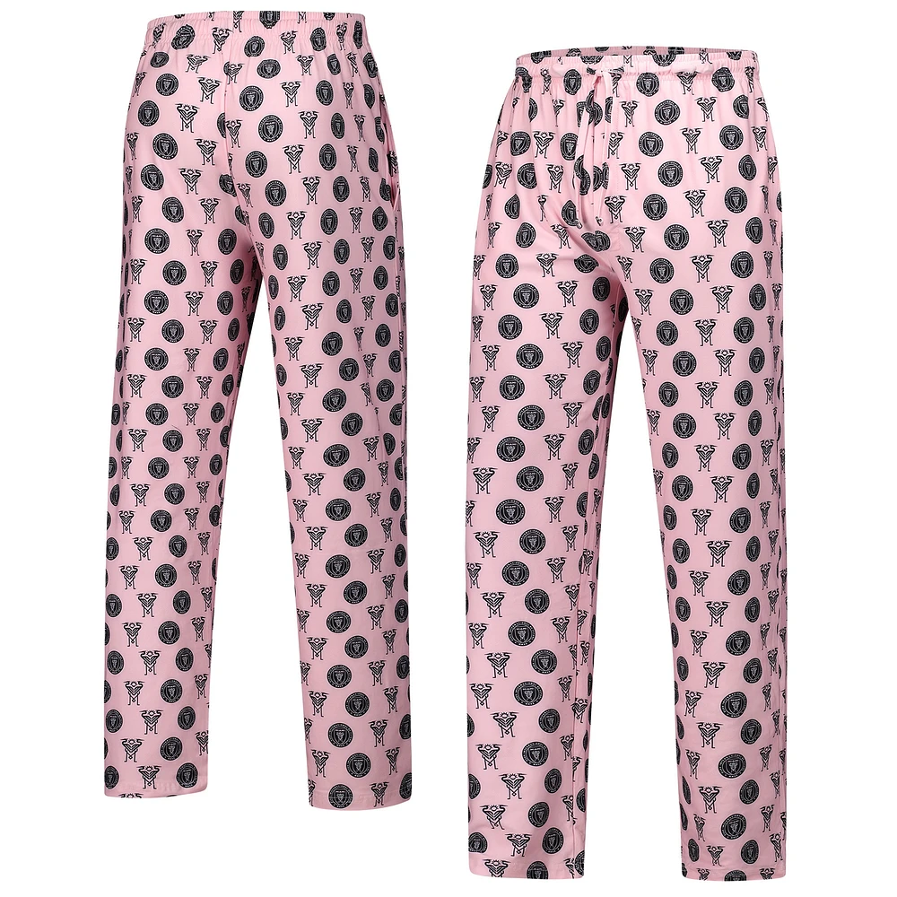 Pantalon de nuit Inter Miami CF Record rose pour homme Concepts Sport