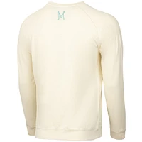 Men's Cream Inter Miami CF  Heron Lightweight Pullover Sweatshirt