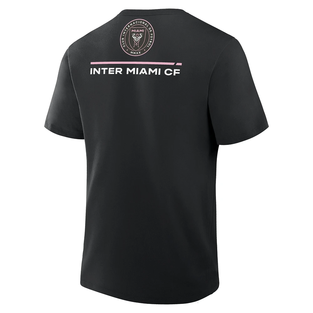 Men's Fanatics  Black Inter Miami CF Corner Kick Legacy T-Shirt