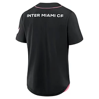 Maillot de baseball Fanatics noir Inter Miami CF Injury Time pour homme