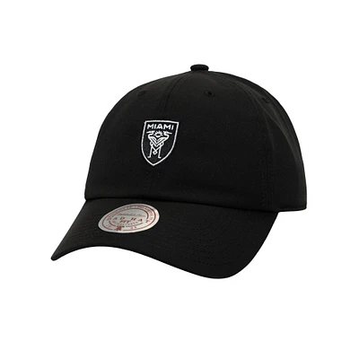 Men's Mitchell & Ness Black Inter Miami CF Perfect Strapback Adjustable Hat