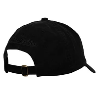 Casquette réglable noire Inter Miami CF avec mot-symbole Dad Mitchell & Ness pour hommes