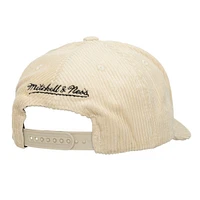 Men's Mitchell & Ness Cream Inter Miami CF Corduroy Off Pro Crown Adjustable Hat
