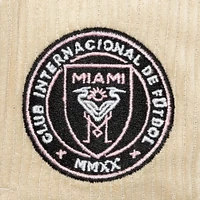 Men's Mitchell & Ness Cream Inter Miami CF Corduroy Off Pro Crown Adjustable Hat