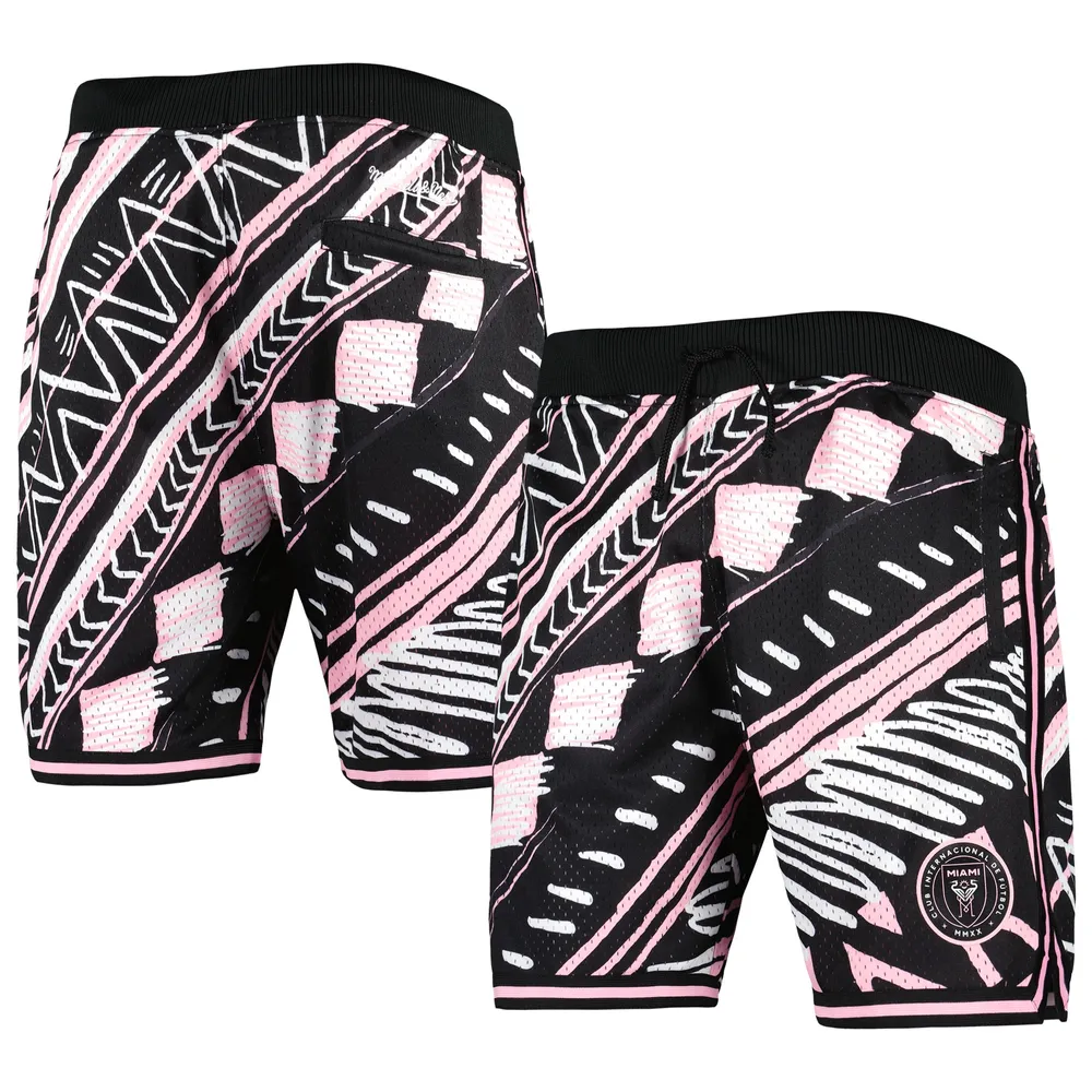 Miami Heat Mitchell & Ness Hardwood Classic Reload Swingman Shorts - Pink