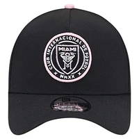 Casquette ajustable 9FORTY A-Frame Inter Miami CF 2024 Kick Off Collection New Era noire pour homme