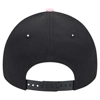 Casquette ajustable 9FORTY A-Frame Inter Miami CF 2024 Kick Off Collection New Era noire pour homme