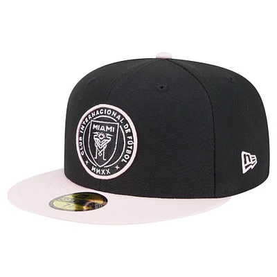 Casquette ajustée Inter Miami CF 2025 Kickoff 59FIFTY noire New Era pour homme