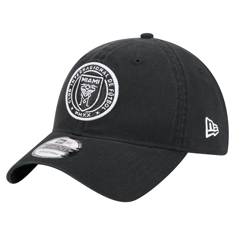 Casquette ajustable Inter Miami CF 2025 Kickoff 9TWENTY noire New Era pour homme
