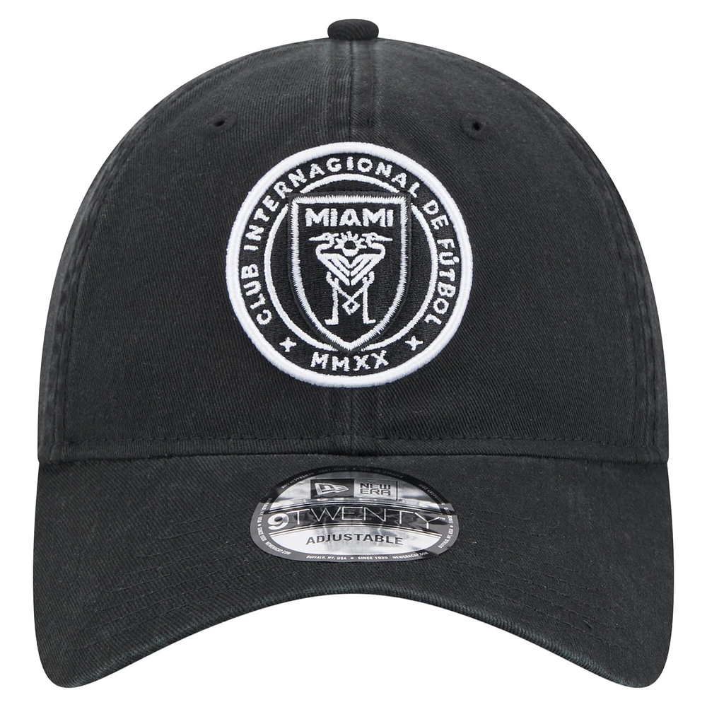 Casquette ajustable Inter Miami CF 2025 Kickoff 9TWENTY noire New Era pour homme