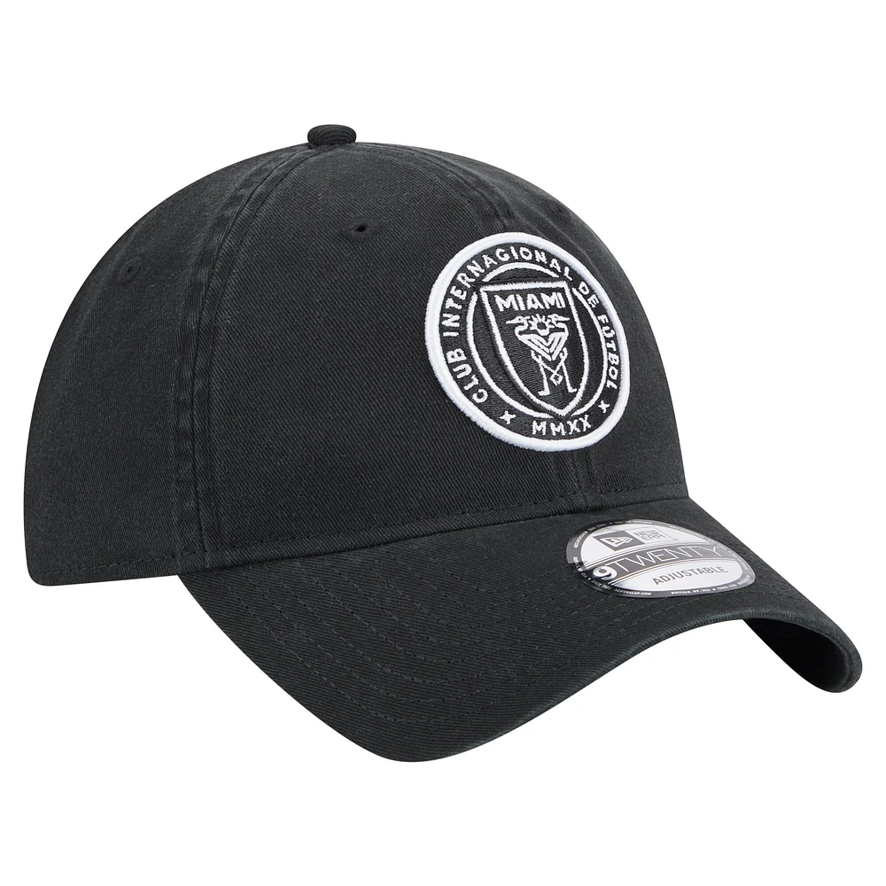 Casquette ajustable Inter Miami CF 2025 Kickoff 9TWENTY noire New Era pour homme