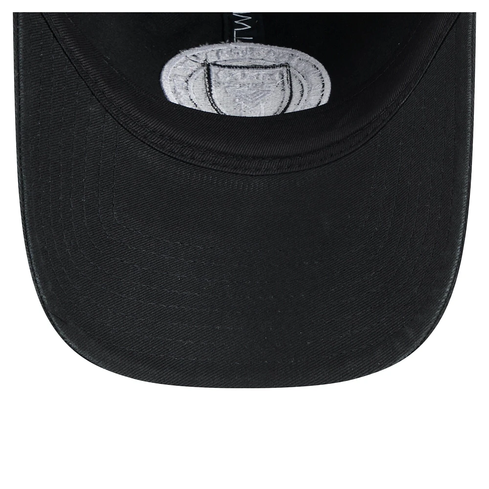 Casquette ajustable Inter Miami CF 2025 Kickoff 9TWENTY noire New Era pour homme