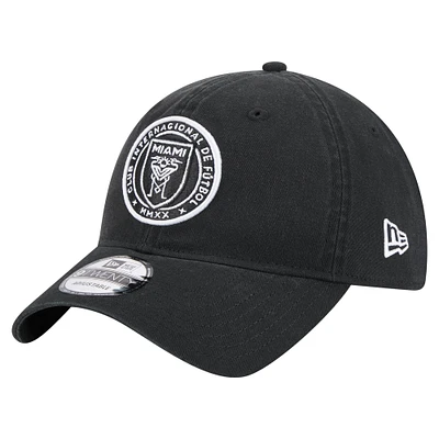 Casquette ajustable Inter Miami CF 2025 Kickoff 9TWENTY noire New Era pour homme