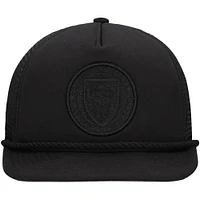 Men's New Era Black Inter Miami CF Active Tone Golfer Snapback Hat