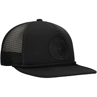 Men's New Era Black Inter Miami CF Active Tone Golfer Snapback Hat