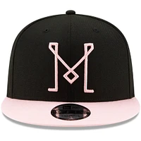 Men's New Era Black Inter Miami CF Starting 9FIFTY Adjustable Snapback Hat
