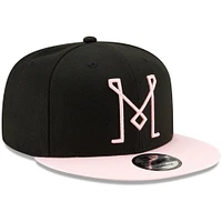 Men's New Era Black Inter Miami CF Starting 9FIFTY Adjustable Snapback Hat