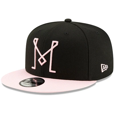 Men's New Era Black Inter Miami CF Starting 9FIFTY Adjustable Snapback Hat