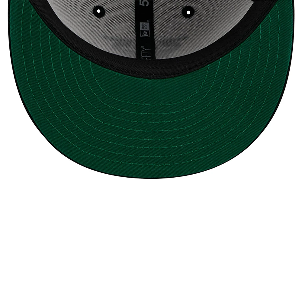 Casquette ajustée 59FIFTY gris New Era pour homme Inter Miami CF Throwback Mesh