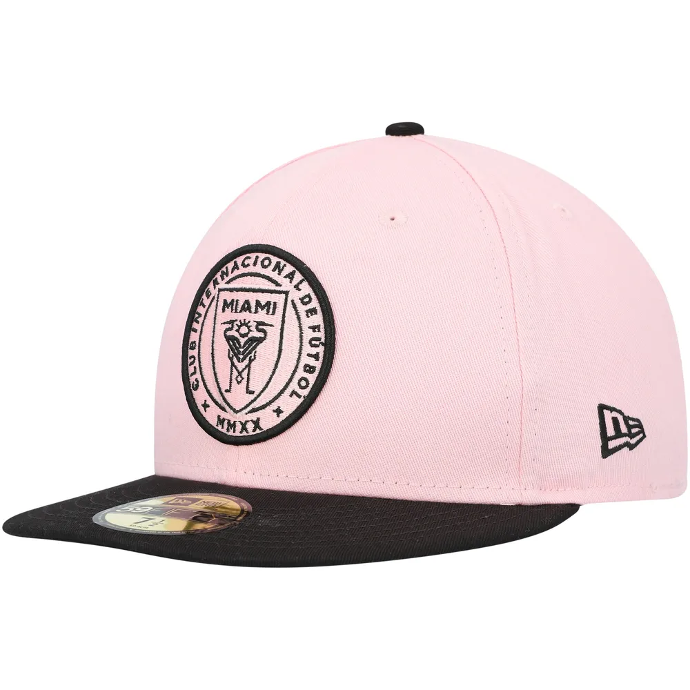 mens pink fitted hat