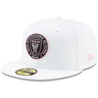 New Era Men's Inter Miami CF 9TWENTY Adjustable Hat, White