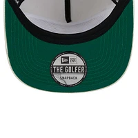 Casquette réglable de golfeur en velours côtelé blanc Inter Miami CF Throwback New Era pour hommes