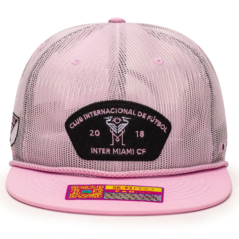 Casquette Snapback rose Inter Miami CF Beach Bum pour homme