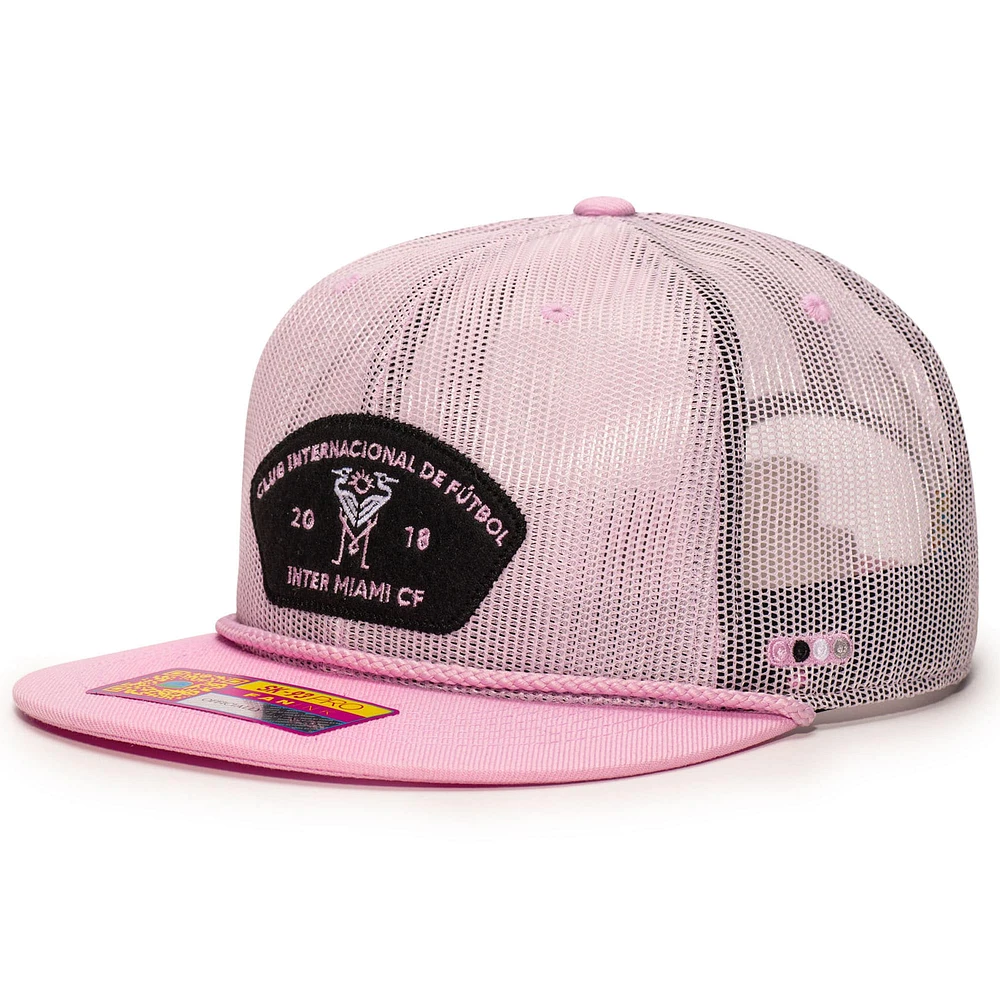 Casquette Snapback rose Inter Miami CF Beach Bum pour homme