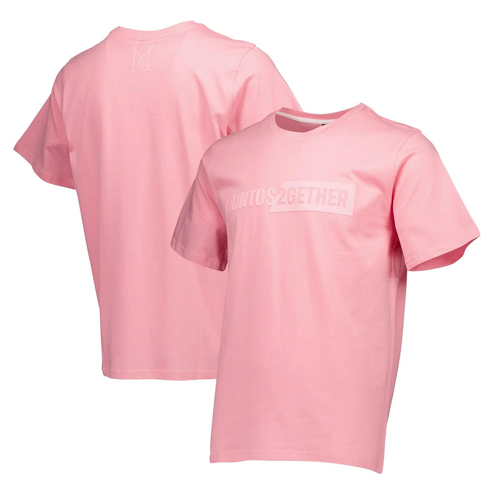 T-shirt décontracté rose pour hommes, Inter Miami CF Community Heavyweight