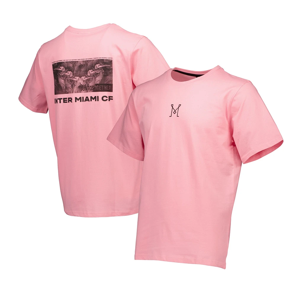 T-shirt décontracté rose pour hommes, Inter Miami CF Street Heavyweight