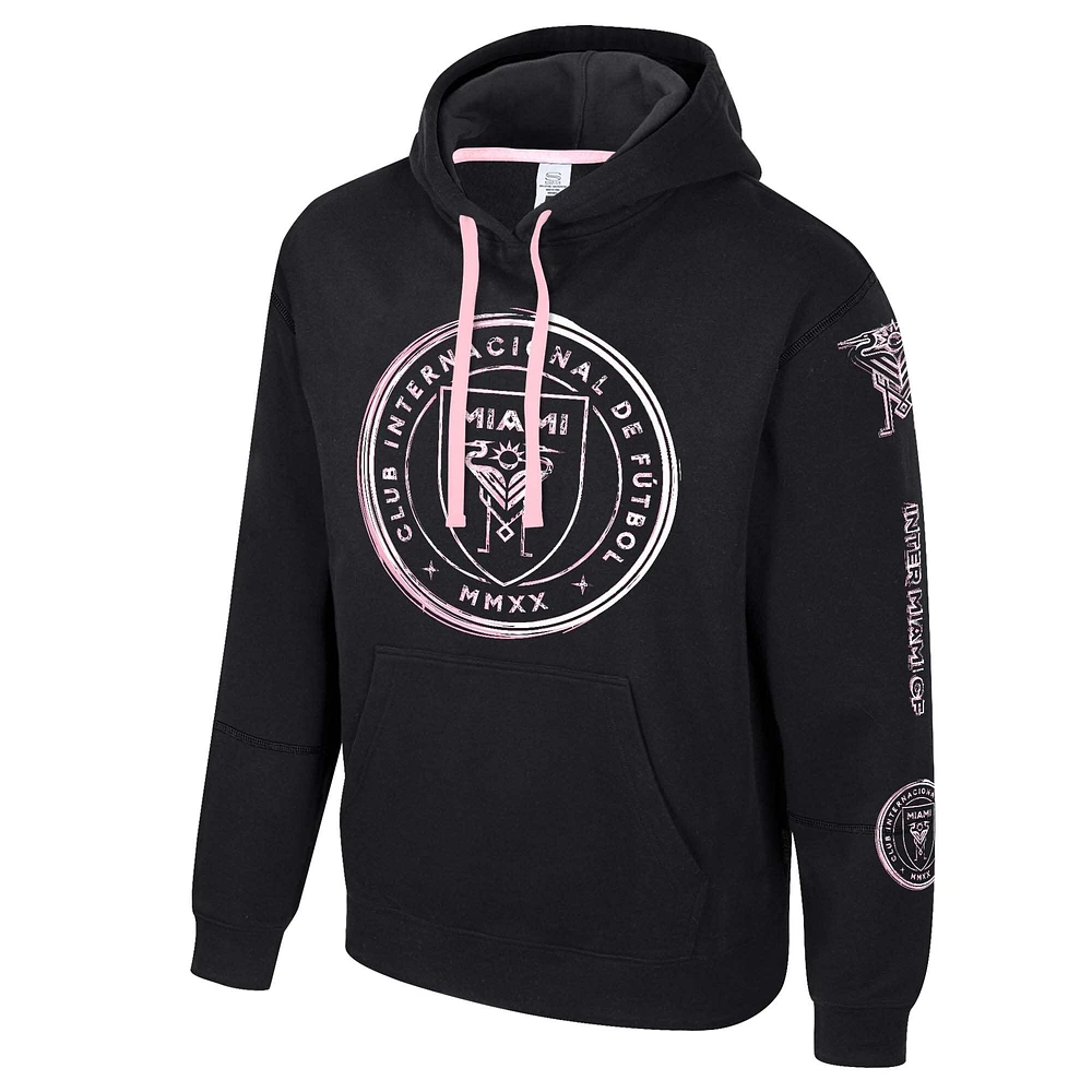 Sweat à capuche noir Stadium Essentials Inter Miami CF Elementized pour homme