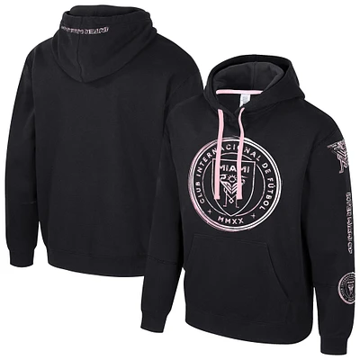 Sweat à capuche noir Stadium Essentials Inter Miami CF Elementized pour homme