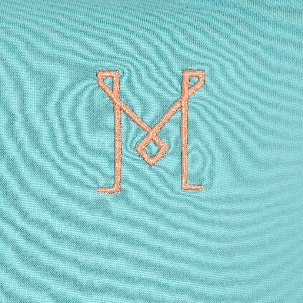 Men's Teal Inter Miami CF  Vice Script Heavy Relaxed T-Shirt