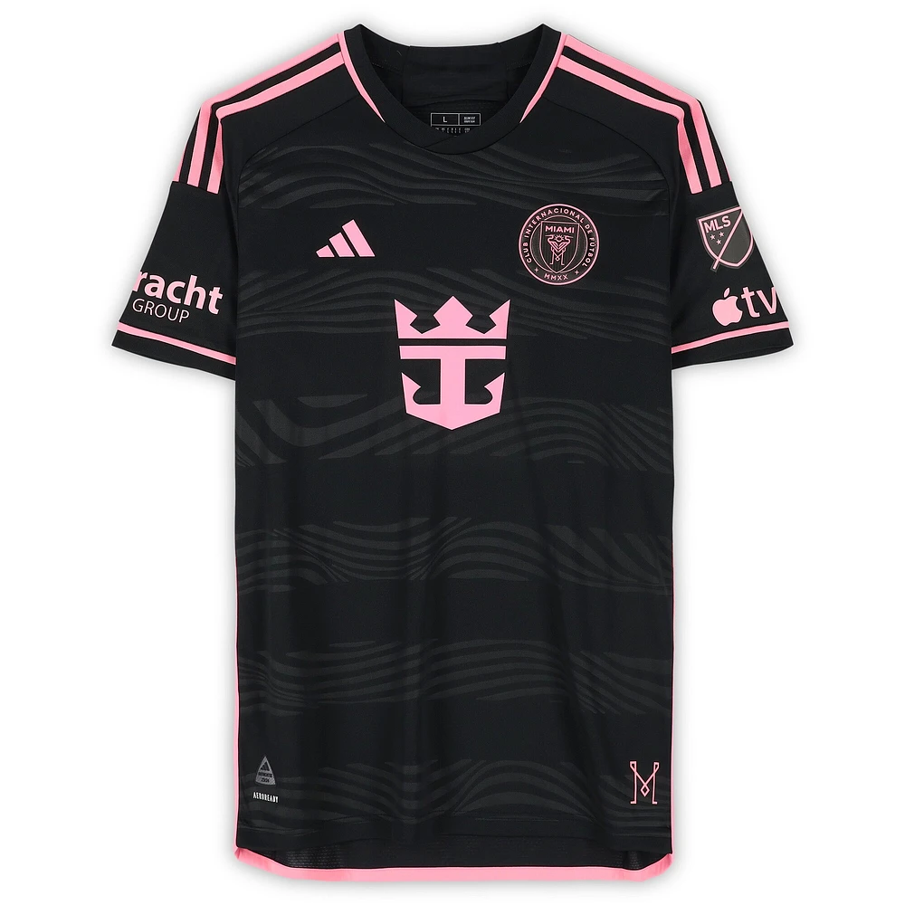 Sergio Busquets Inter Miami CF Autographed Match-Used #5 Black adidas Jersey vs. Columbus Crew on October 2, 2024 - Size L