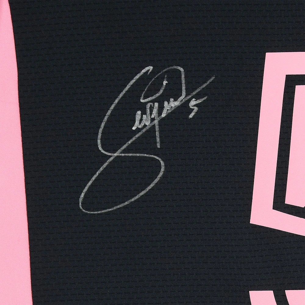 Sergio Busquets Inter Miami CF Autographed Match-Used #5 Black adidas Jersey vs. Columbus Crew on October 2, 2024 - Size L