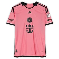 Sergio Busquets Inter Miami CF Autographed Match-Used #5 Pink adidas Jersey vs. New England Revolution on October 19, 2024 - Size L