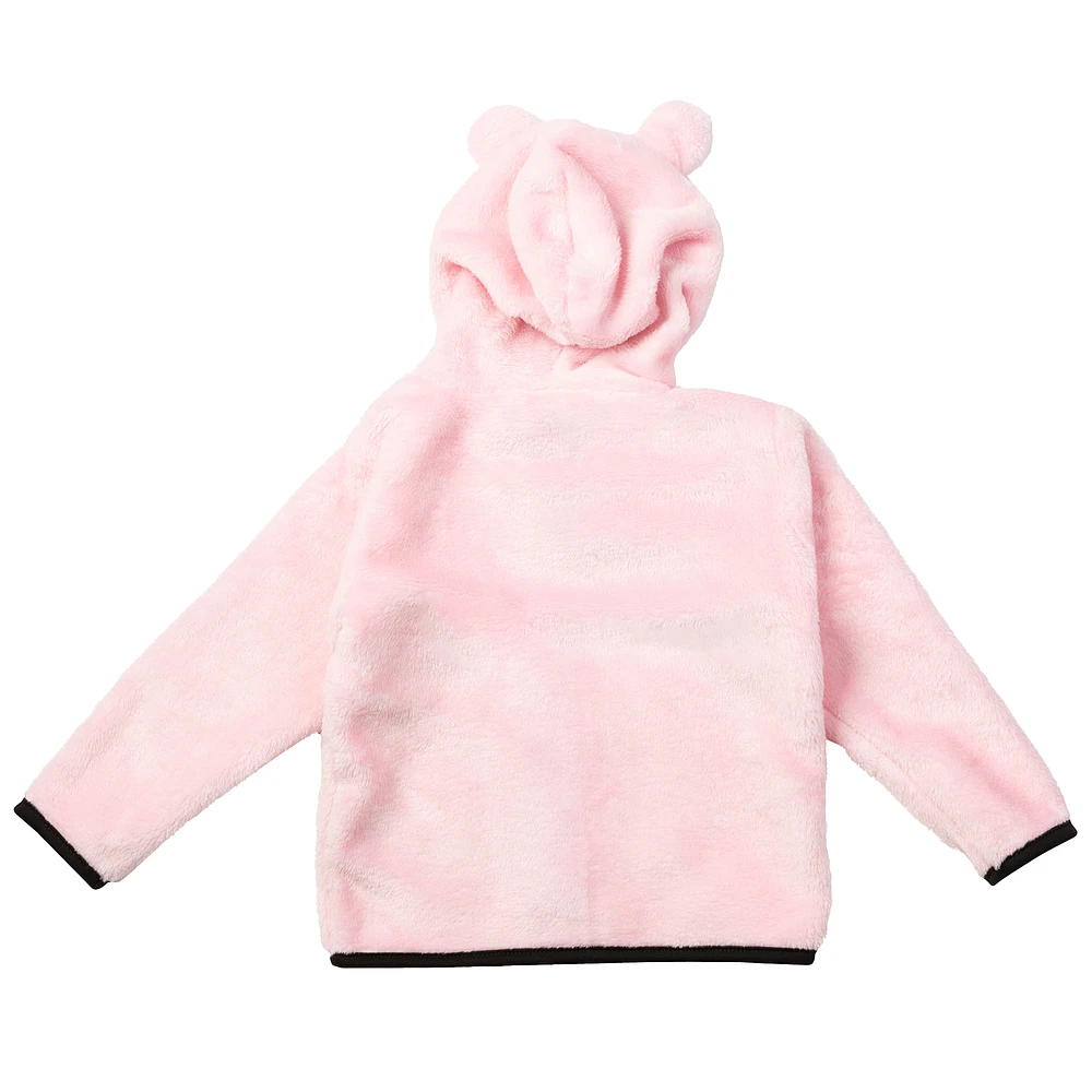 Toddler Sport Design Sweden  Pink Inter Miami CF Tie-Breaker Teddy Full-Zip Hoodie