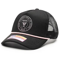 Unisex Black Inter Miami CF Atmosphere Adjustable Trucker Hat