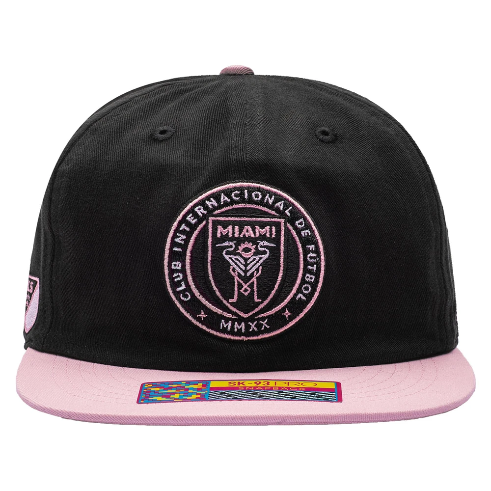 Unisex Black Inter Miami CF Swingman Snapback Hat