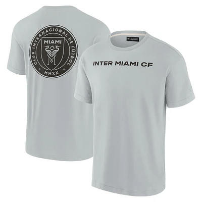 Unisex Fanatics Gray Inter Miami CF Elements Super Soft Short Sleeve T-Shirt