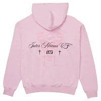 Unisex Live Breathe Futbol Pink Inter Miami CF Pullover Hoodie