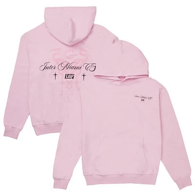 Unisex Live Breathe Futbol Pink Inter Miami CF Pullover Hoodie