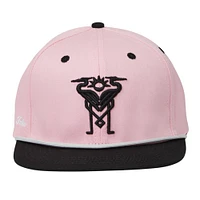 Casquette réglable unisexe Live Breathe Futbol rose Inter Miami CF