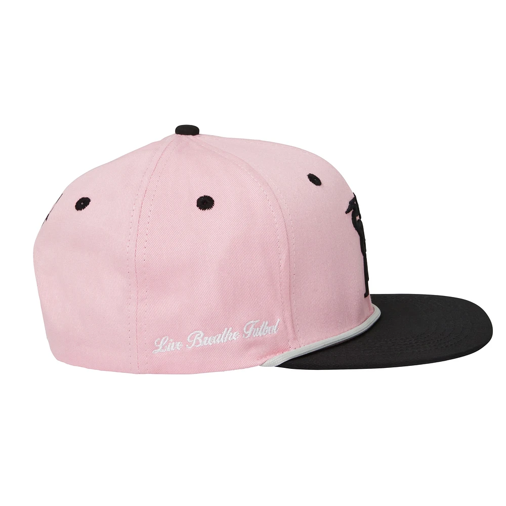 Unisex Live Breathe Futbol Pink Inter Miami CF Snapback Hat