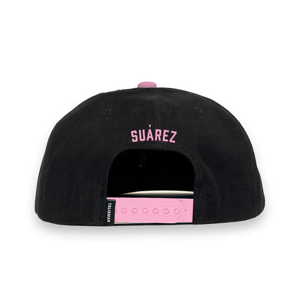 Unisex Luis Suárez Black Inter Miami CF Player Adjustable Hat