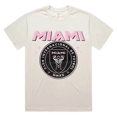 T-shirt vintage unisexe Peace Collective Cream Inter Miami CF