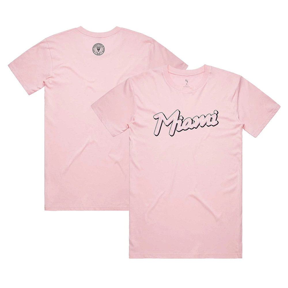 T-shirt unisexe Peace Collective rose Inter Miami CF Vice Essentials