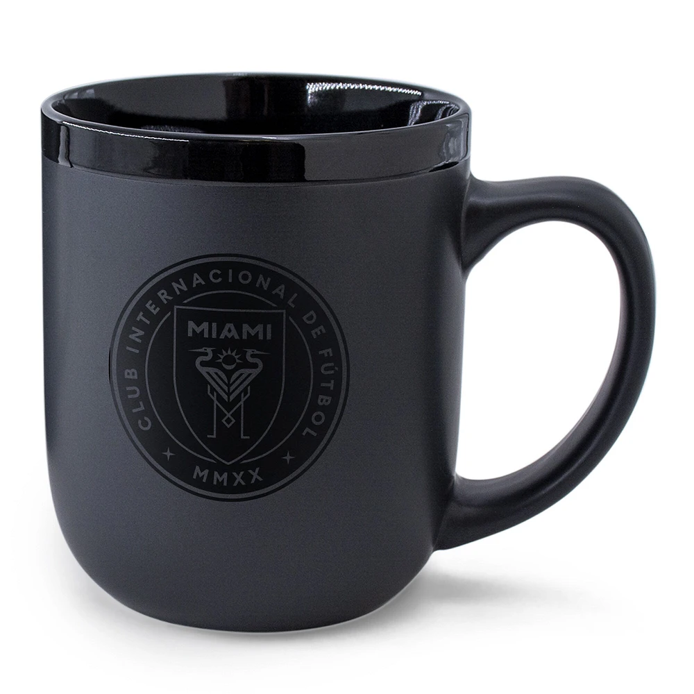 WinCraft Inter Miami CF 17 oz. Tasse noire ton sur ton