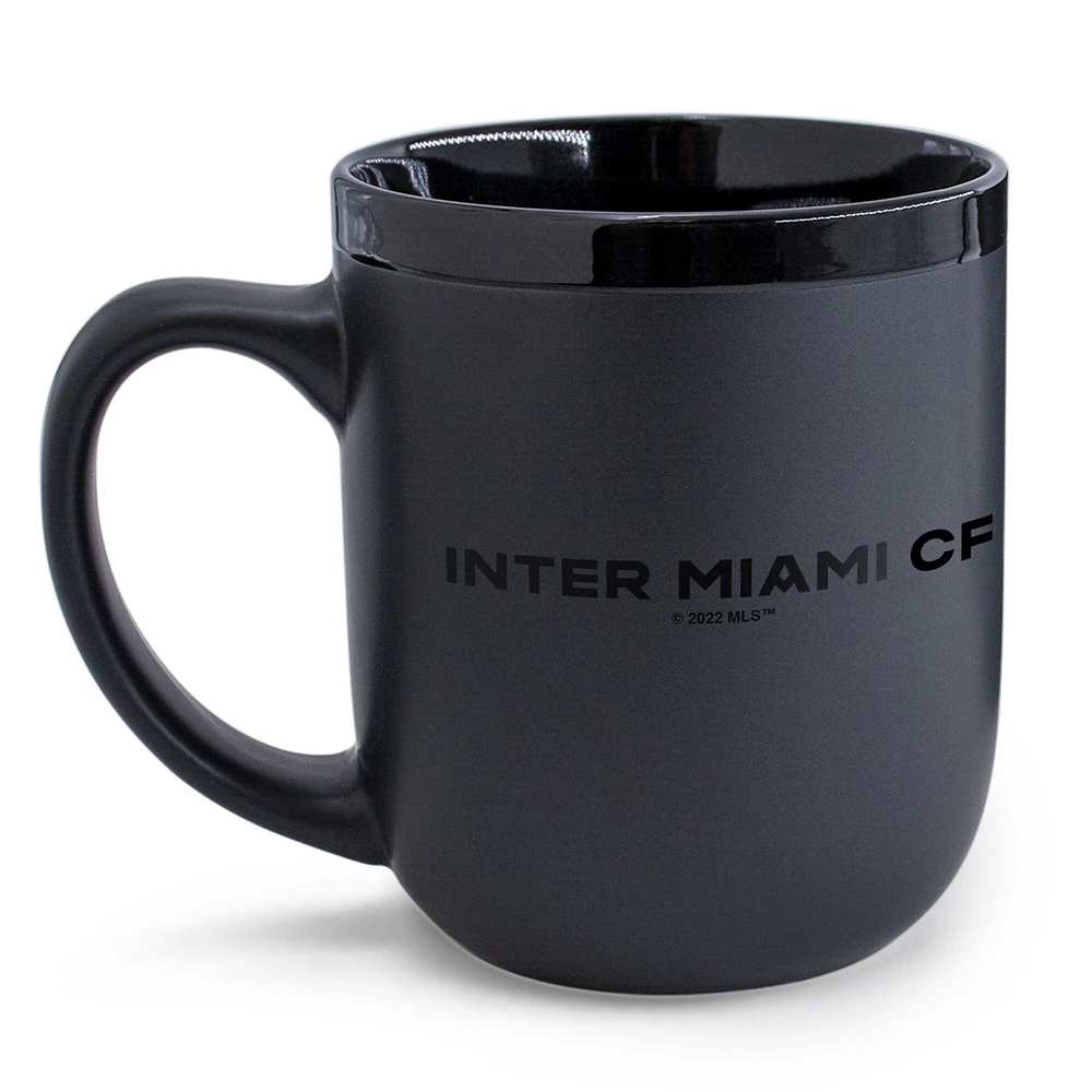 WinCraft Inter Miami CF 17 oz. Tasse noire ton sur ton