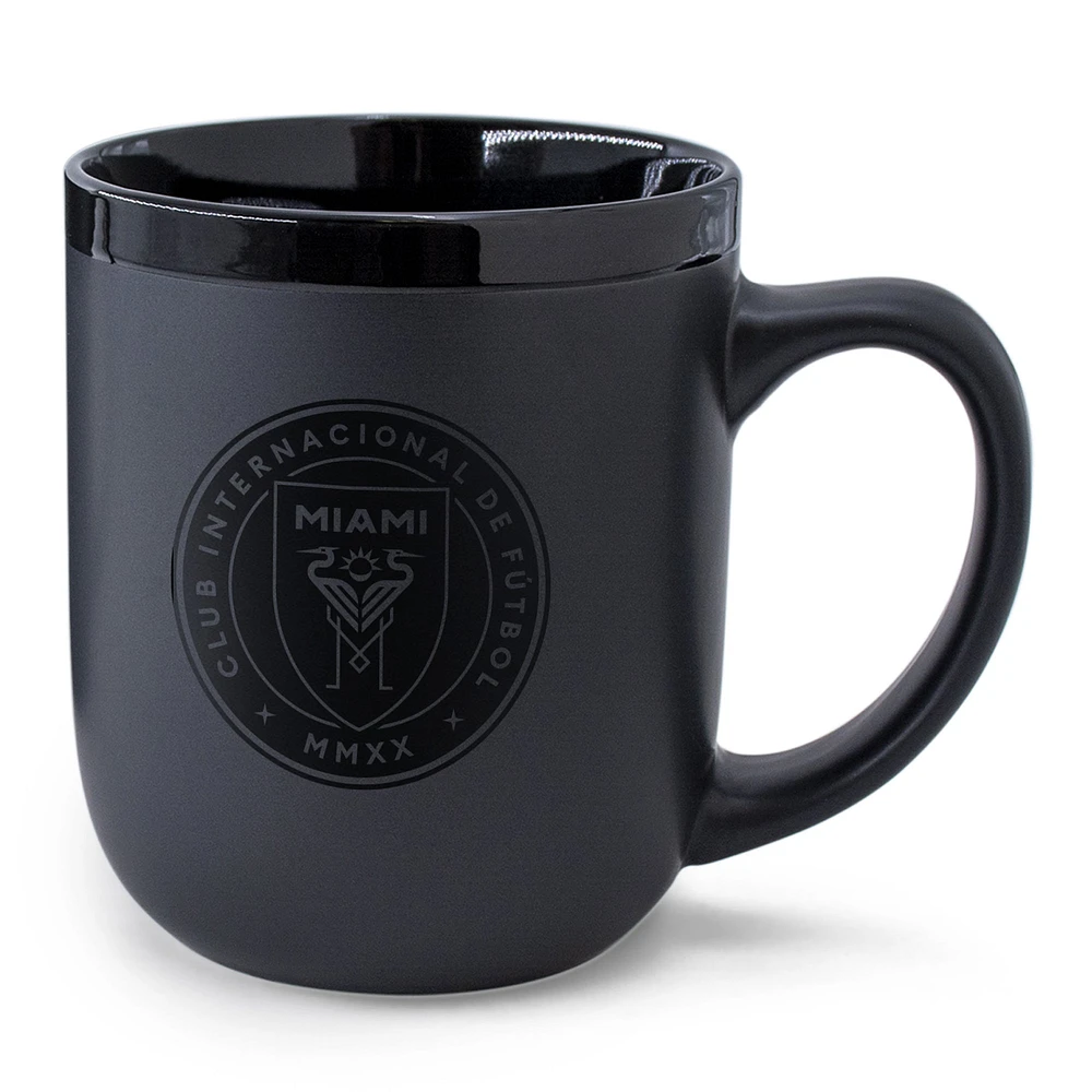 WinCraft Inter Miami CF 17 oz. Tasse noire ton sur ton
